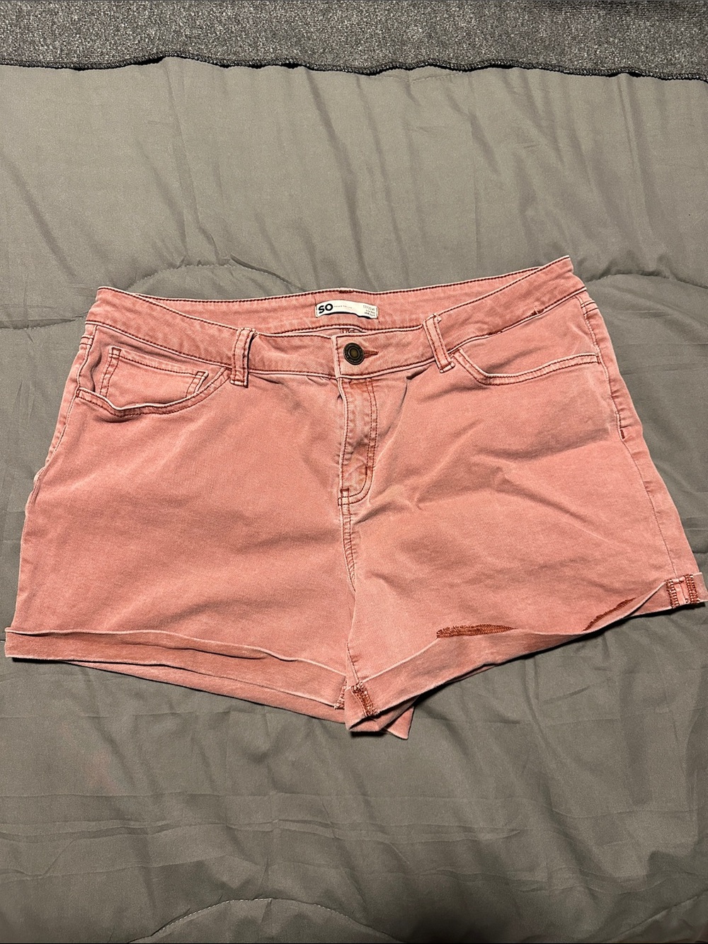 Pink Jean Shorts